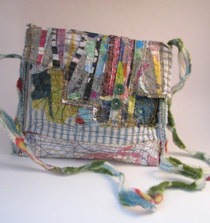 boho shoulder bag multicolor front